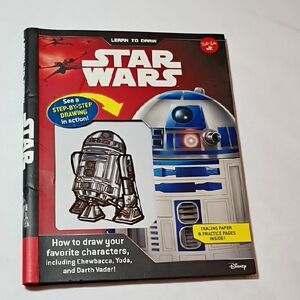 New Unused Star Wars Characters Drawing Book